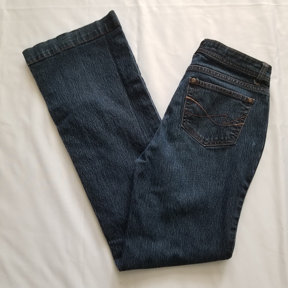 Faded Glory Jeans Stretch Flare Size Average 4